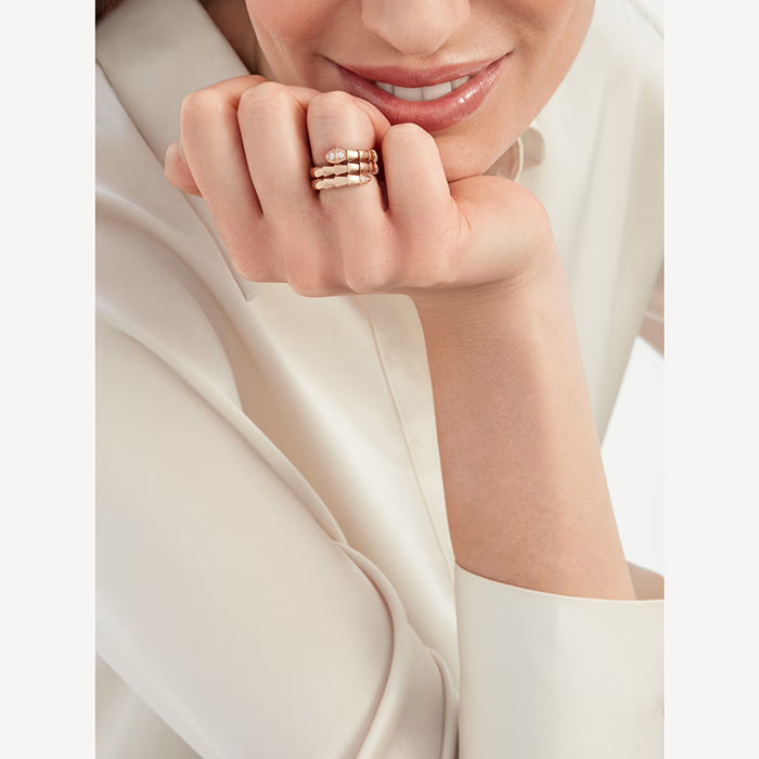 Serpenti Viper Double Spiral Ring