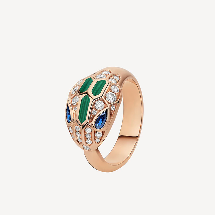 Serpenti Ring Pavé Diamonds