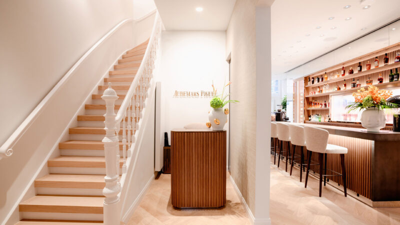 Staircase and adjacent interior in official AP House Amsterdam photography