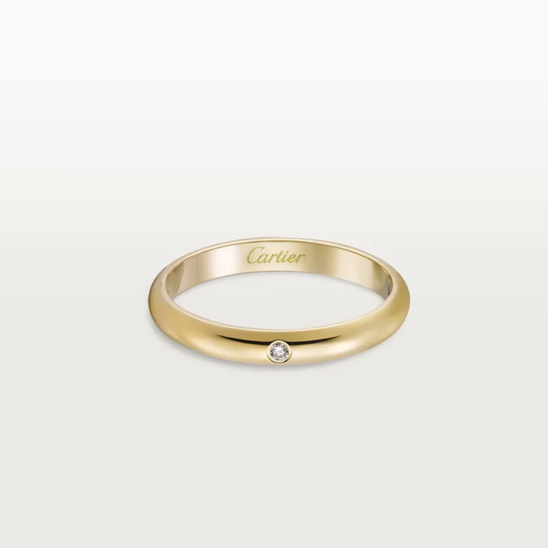 Cartier 1895 wedding bands in precious metals