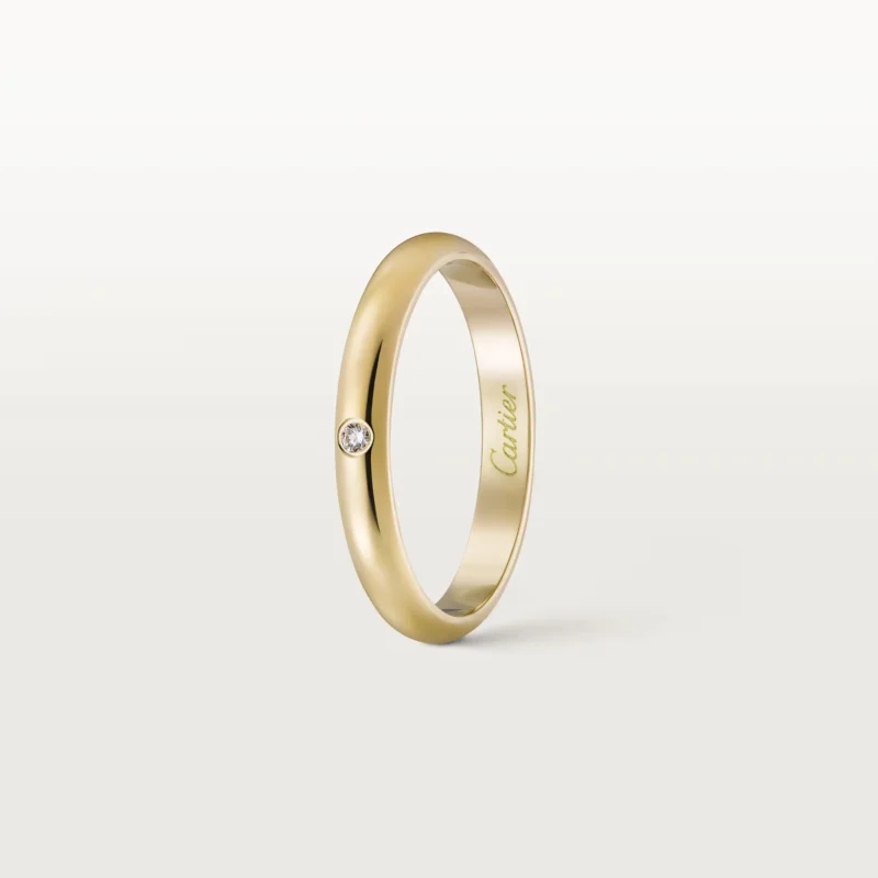 Cartier 1895 wedding band profile