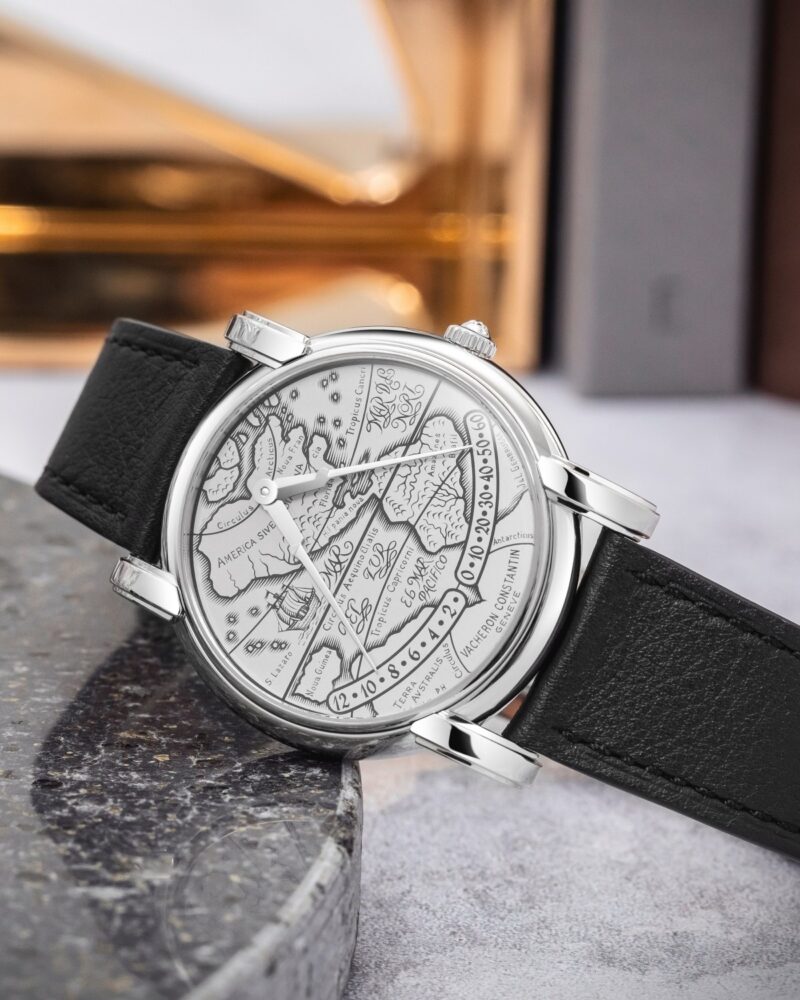 Vacheron Constantin Mercator watch with illustrated map dial