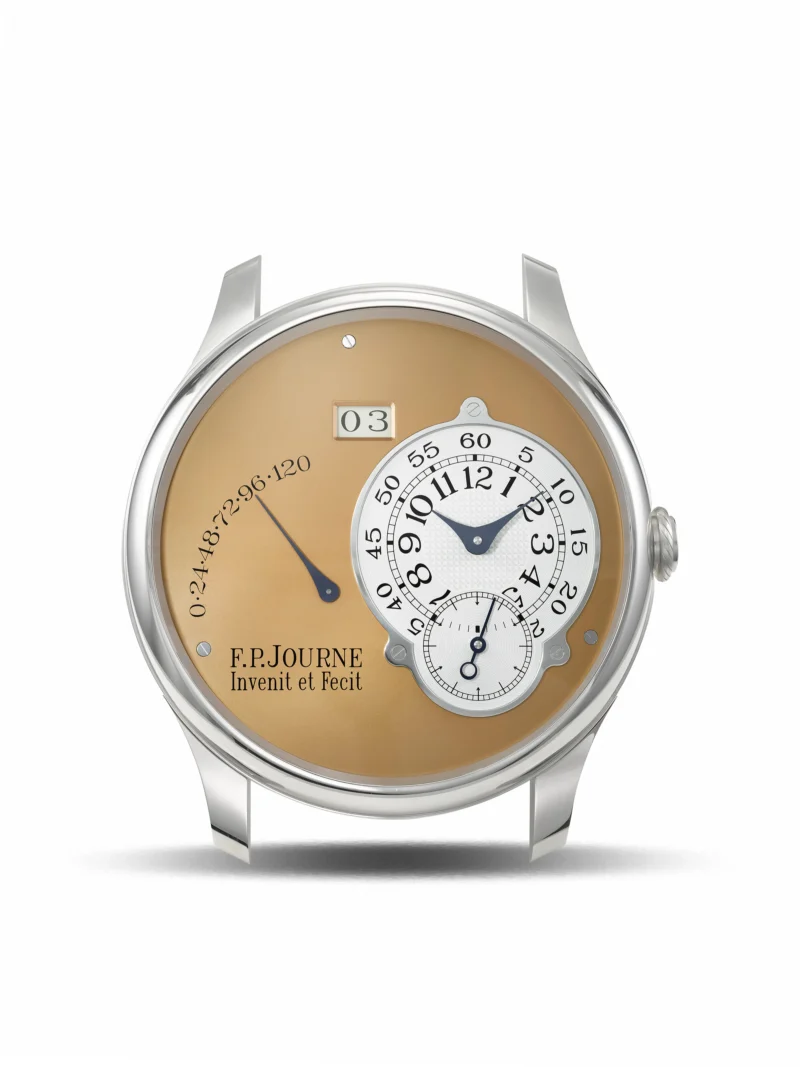 F.P. Journe stainless-steel wall clock photographed for Christie’s Geneva sale