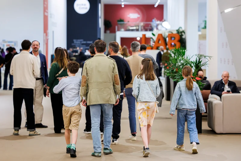 Families and visitors walking through the Watches and Wonders Geneva 2026 Salon