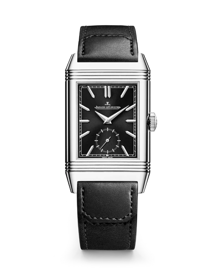 Jaeger-LeCoultre Reverso Tribute Duoface Small Seconds 2026 black dial front view