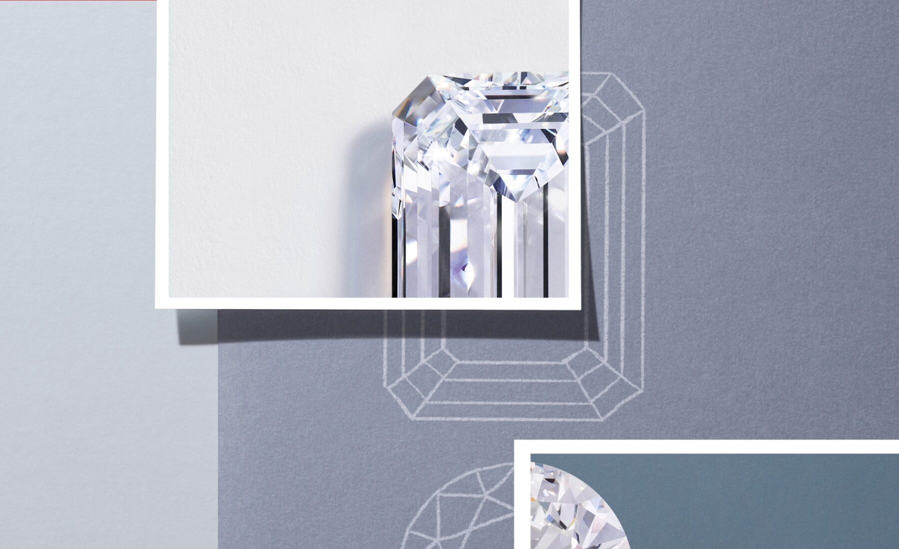 An educational infographic chart explaining the 4Cs of diamond quality: Carat, Color, Clarity, and Cut