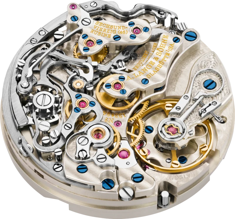 A. Lange & Söhne Lange 1 Tourbillon Perpetual Calendar Lumen movement detail