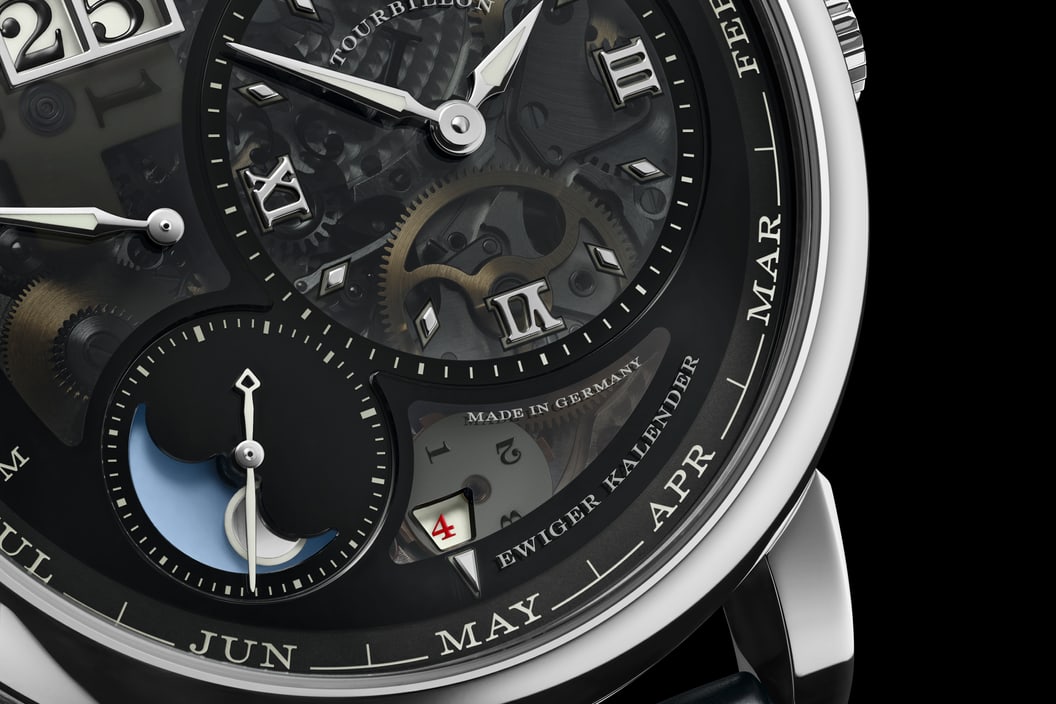A. Lange & Söhne Lange 1 Tourbillon Perpetual Calendar Lumen dial architecture macro