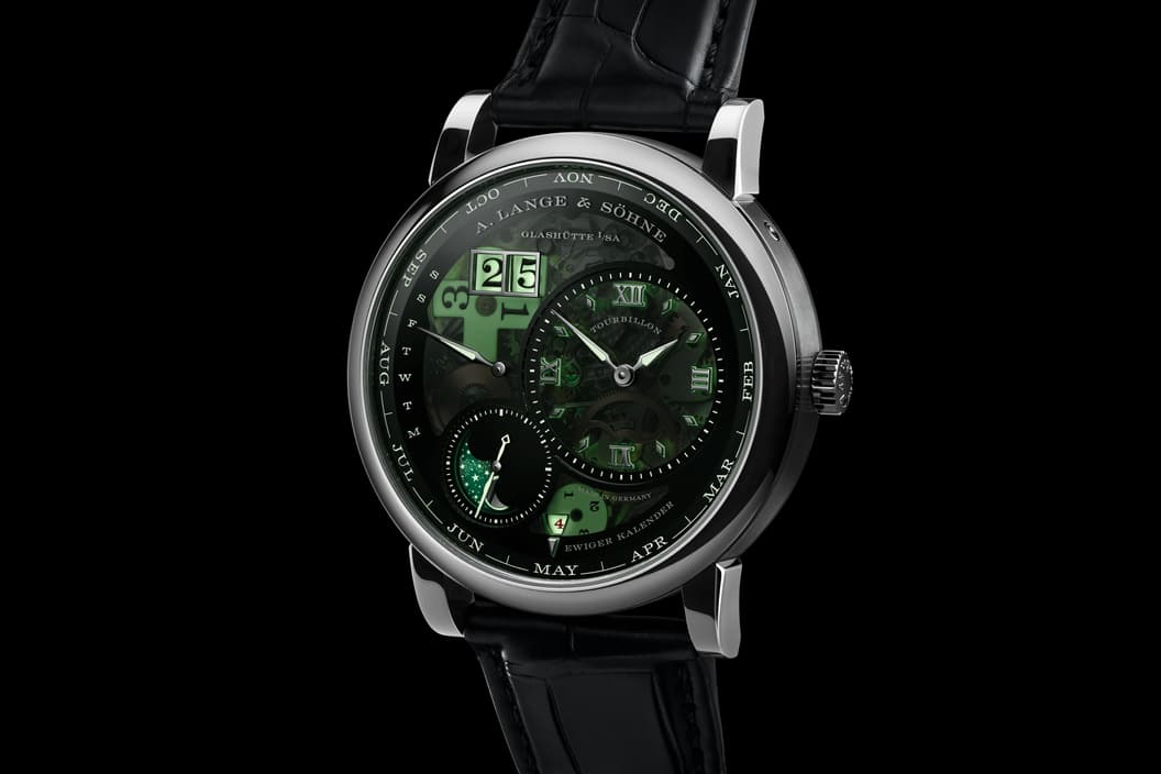 A. Lange & Söhne Lange 1 Tourbillon Perpetual Calendar Lumen luminous dial architecture