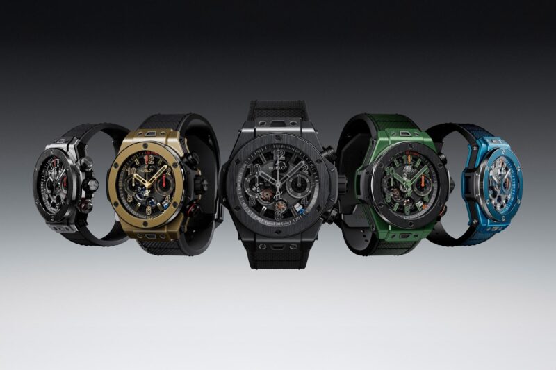 The complete Hublot Big Bang Reloaded 2026 collection lineup showcasing multiple ceramic and Magic Gold references