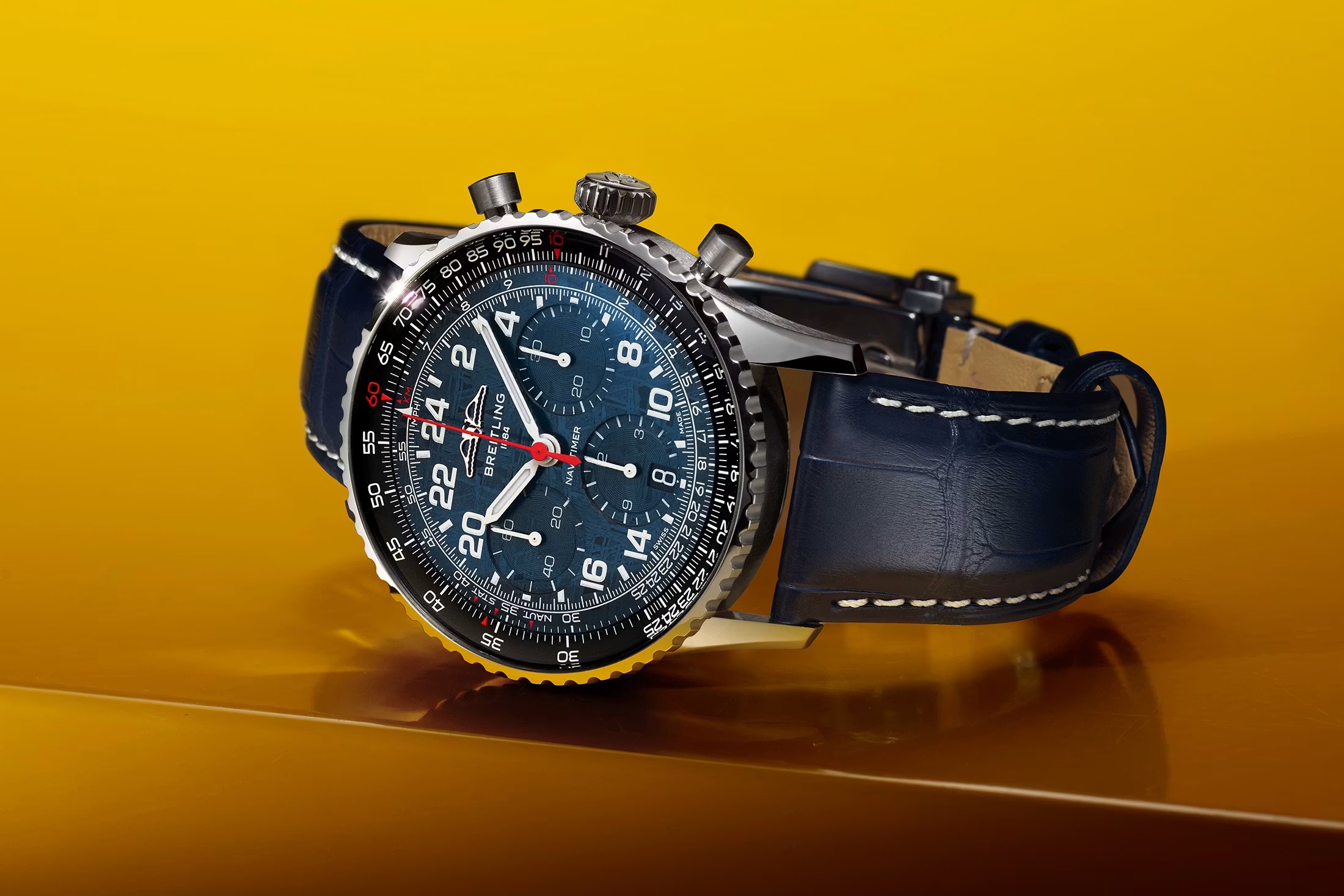 Breitling Navitimer Cosmonaute Artemis II atmospheric product image connected to Artemis II
