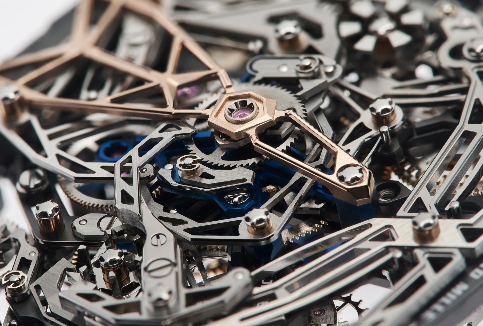 Richard Mille RM 41-01 Calibre RM41-01 skeletonised chronograph architecture macro