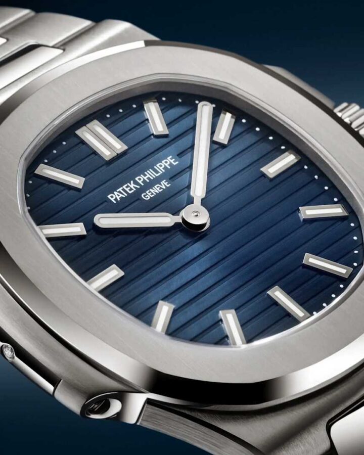 Patek Philippe Nautilus 50th Anniversary blue dial integrated bracelet