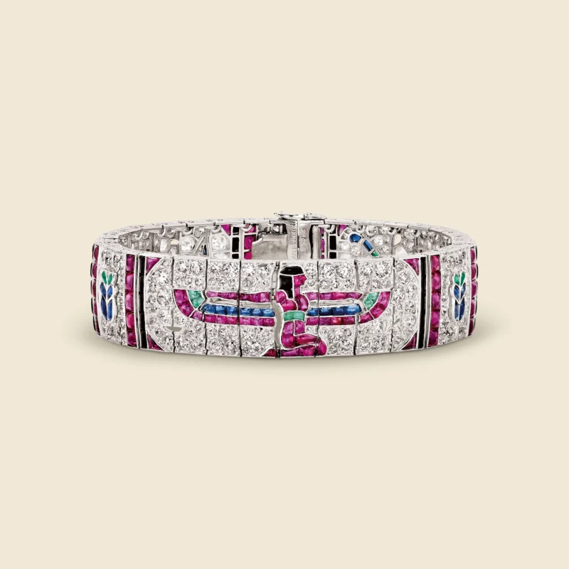 Van Cleef & Arpels Egyptian Pattern bracelet from 1924