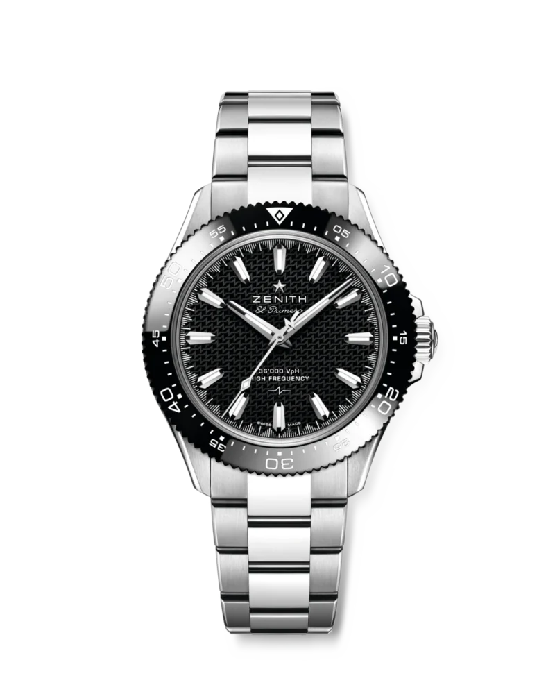 black no-date reference front view