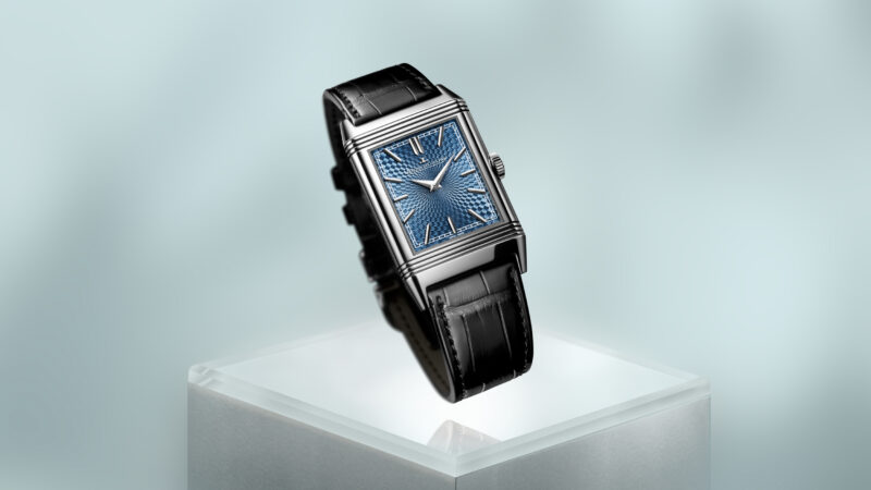 Jaeger-LeCoultre Reverso Tribute Enamel Turner Q39334W3 blue dial