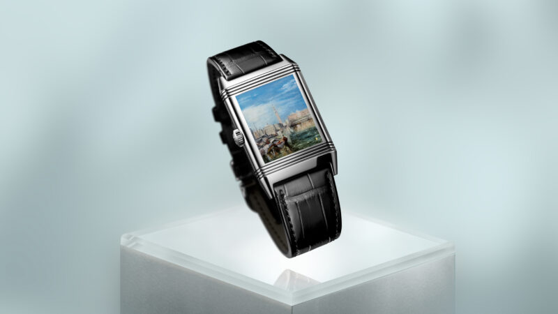 Jaeger-LeCoultre Q39334W3 Bridge of Sighs enamel caseback