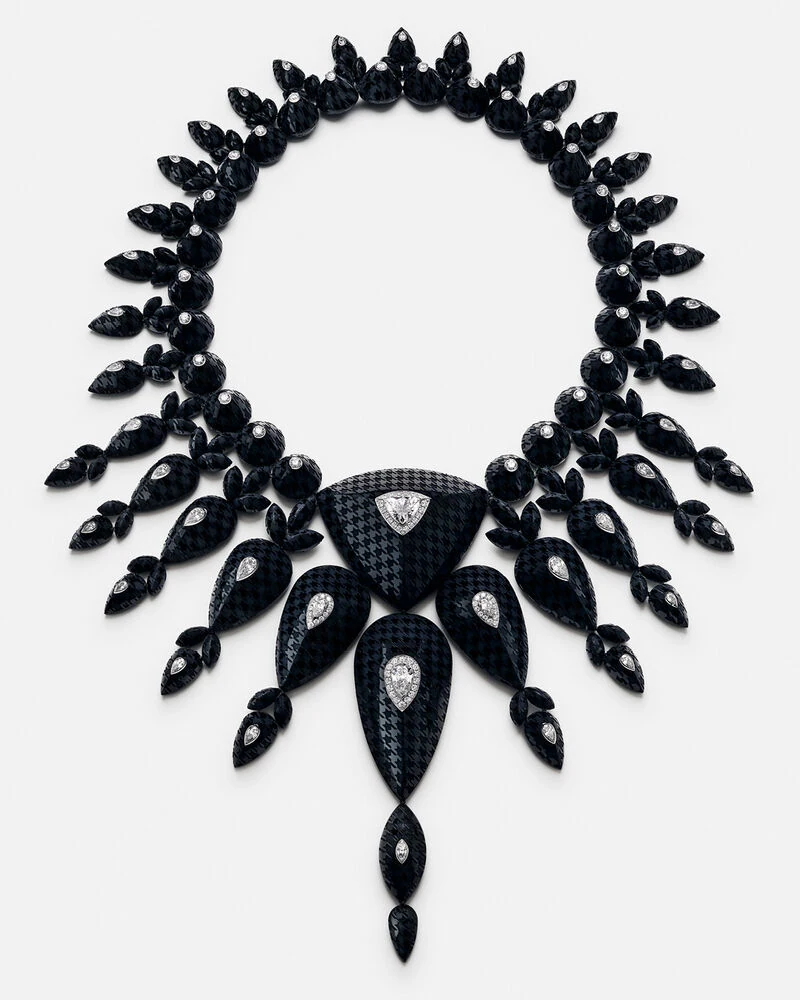 Boucheron Human Being Checkers necklace