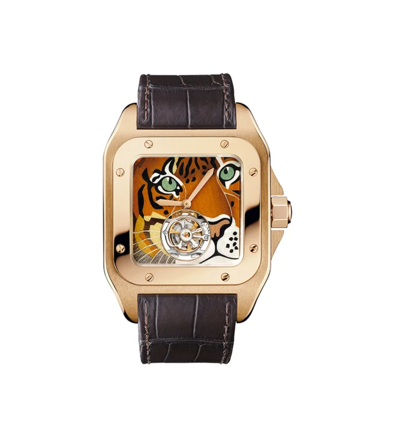 Cartier Santos with decorative dial