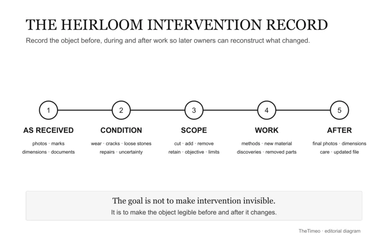 Heirloom ring intervention record