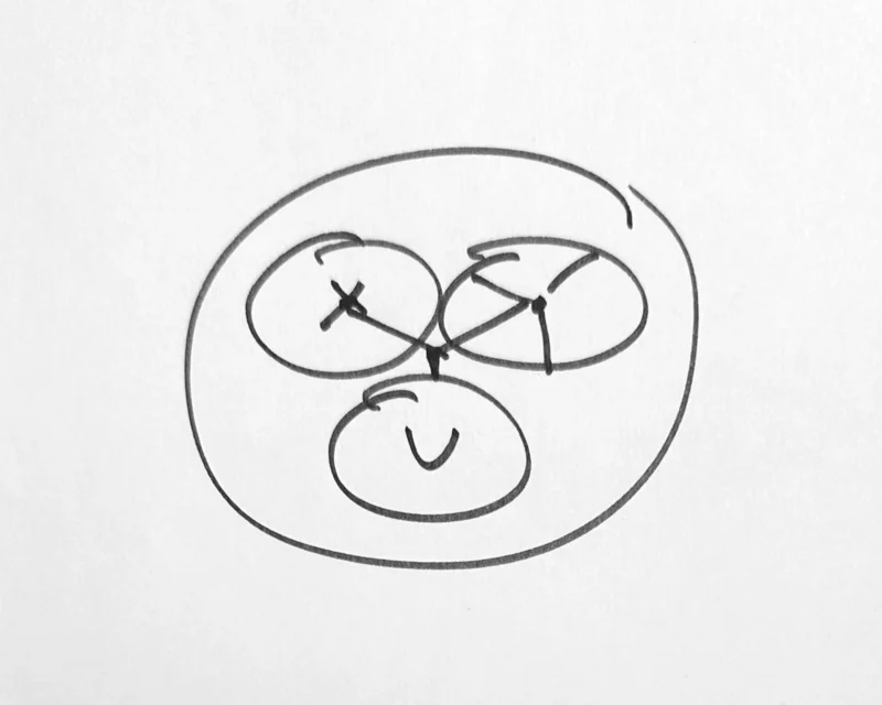 Maximilian Büsser original Three Circles sketch for SP One