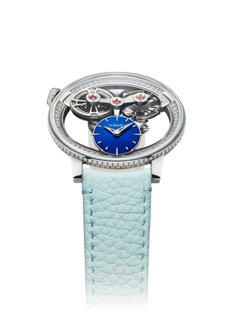 MB&F SP One Pavée frontal view on white