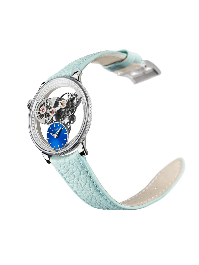 MB&F SP One Pavée three-quarter front view on white