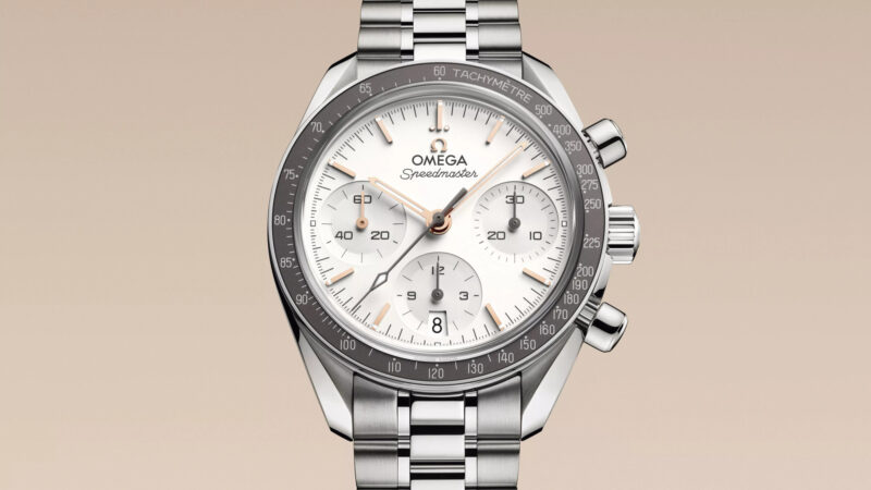 Omega Speedmaster 38 silvery dial launch image
