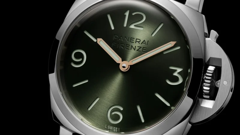 P.5000 movement through Panerai PAM01734 sapphire caseback