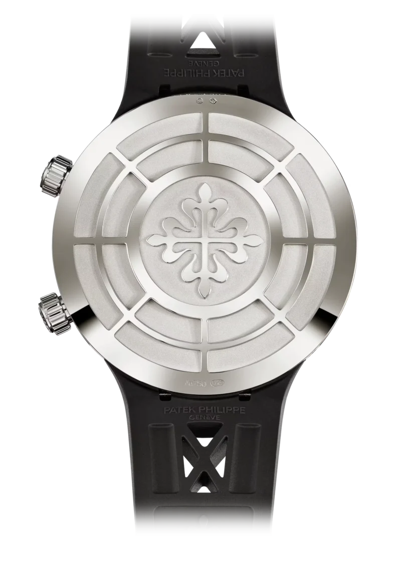 Back view of the Patek Philippe Ref. 6105G-001