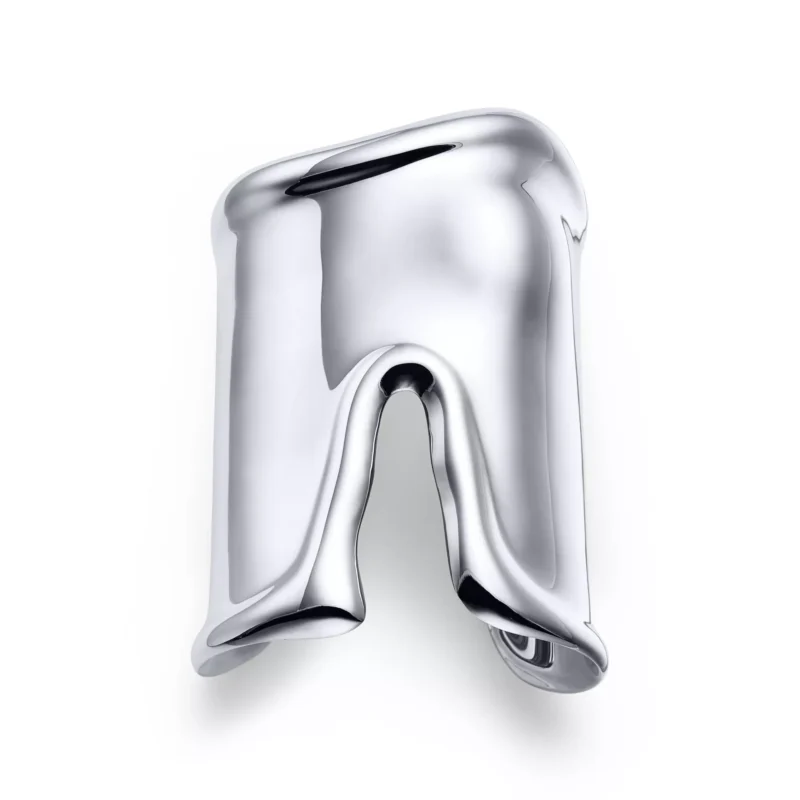 Elsa Peretti large Bone cuff in sterling silver