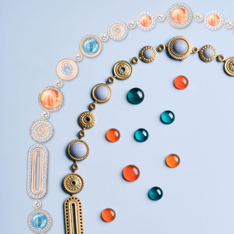 Piaget ornamental stone and colour components