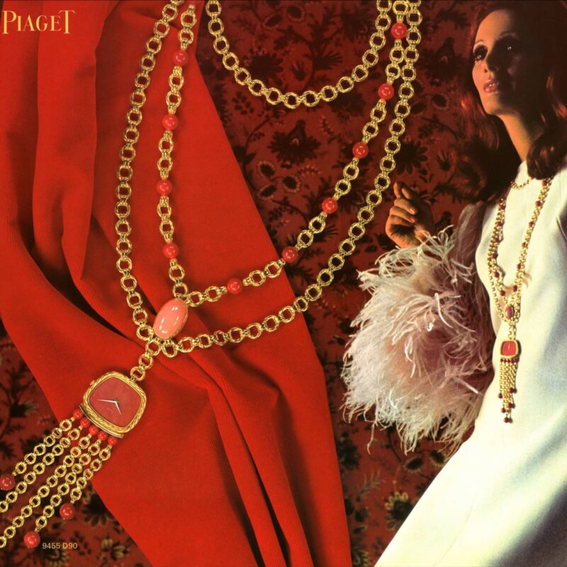 Historic Piaget Swinging Sautoir campaign