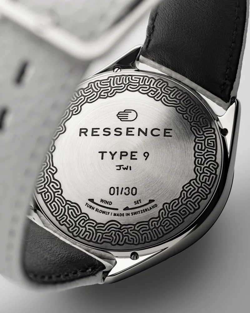 Ressence TYPE 9 Jules Wittock caseback marked 01 of 30