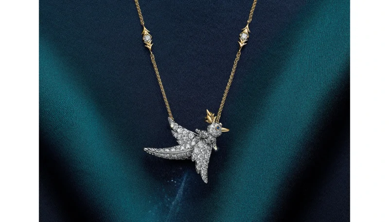 Bird on a Rock by Tiffany necklace