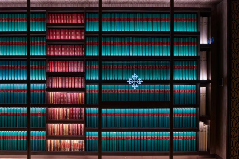 Historical archive books used to document Patek Philippe watches