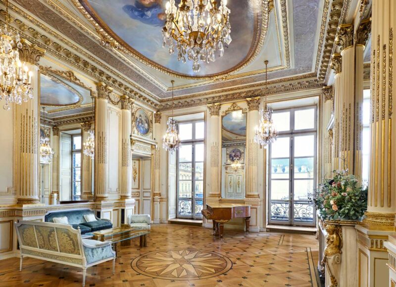 Salon Chopin in the grand salons at Chaumet 12 Vendôme.