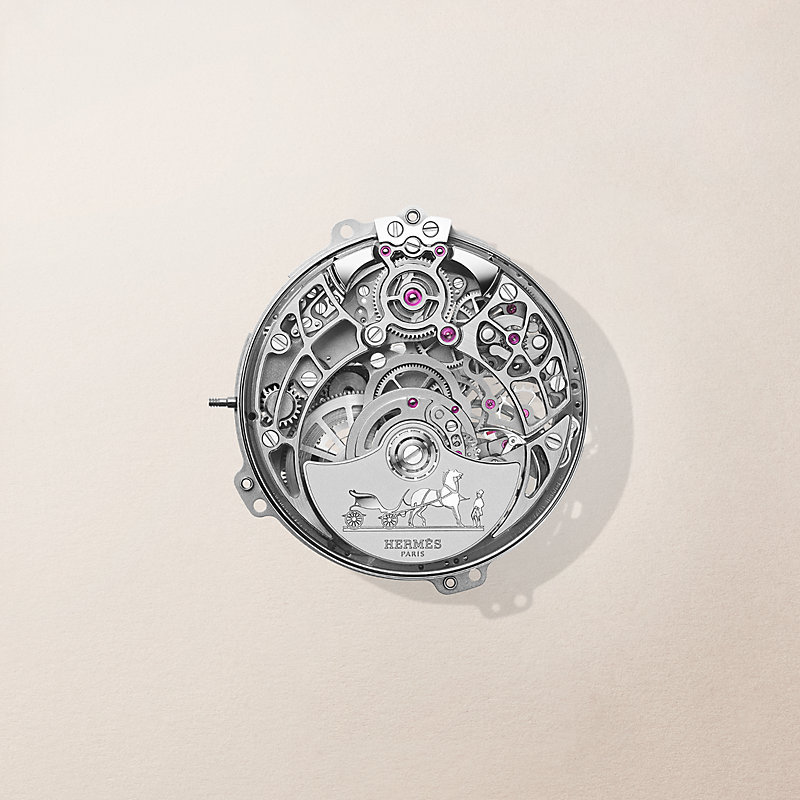 The reverse of the H1927, with the Duc attelé motif on its micro-rotor.
