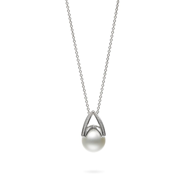 Mikimoto M Collection white South Sea cultured pearl pendant.